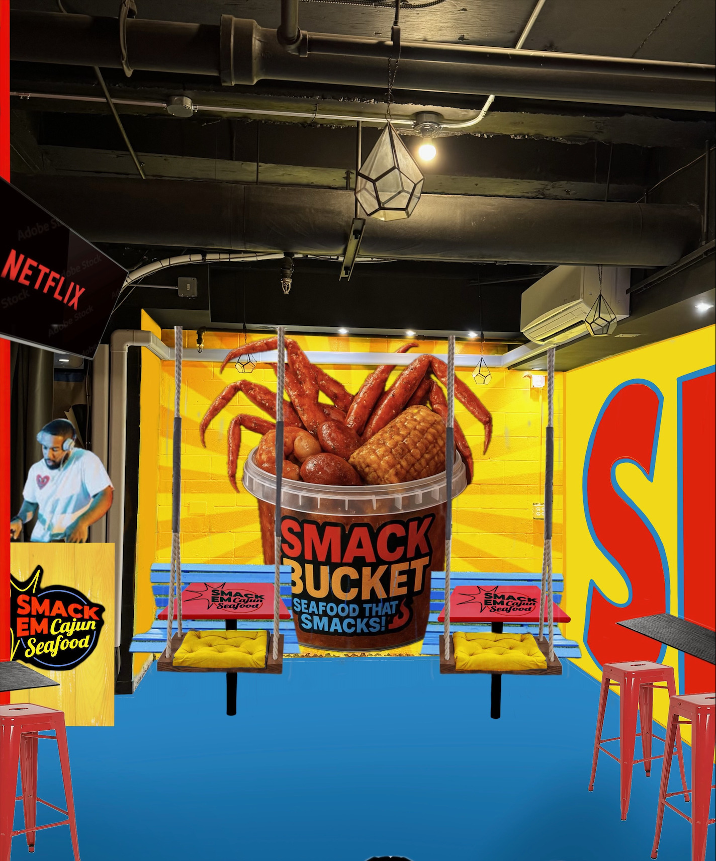 SmackEm Seafood Storefront Experience
